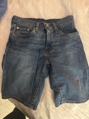 Men's Denim Jean Shorts in Blue - Classic Casual Style
